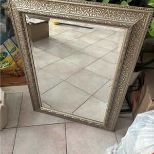 Elegant Silver Wall Mirror